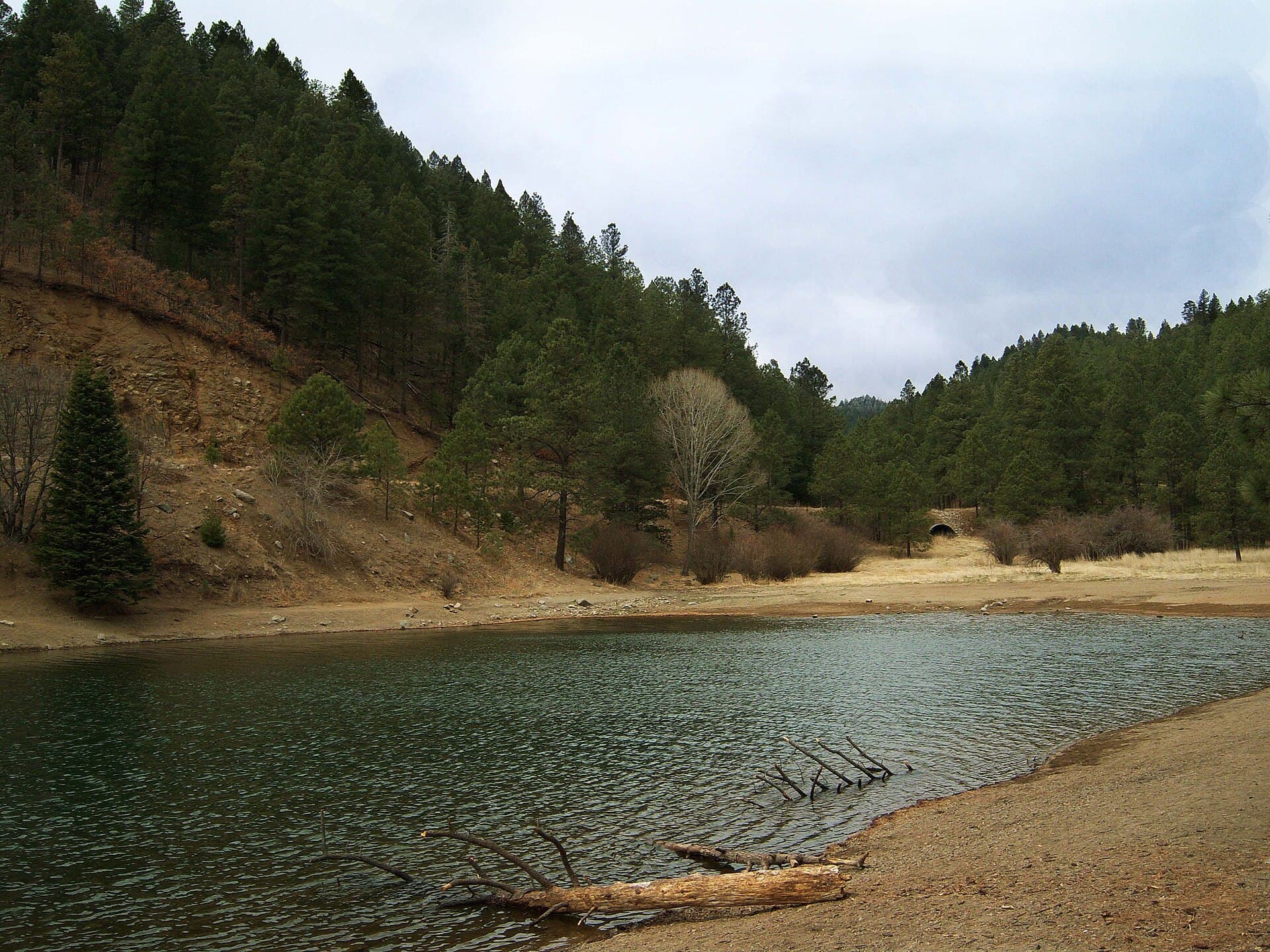 Bonito Lake in the mountains north of Ruidoso